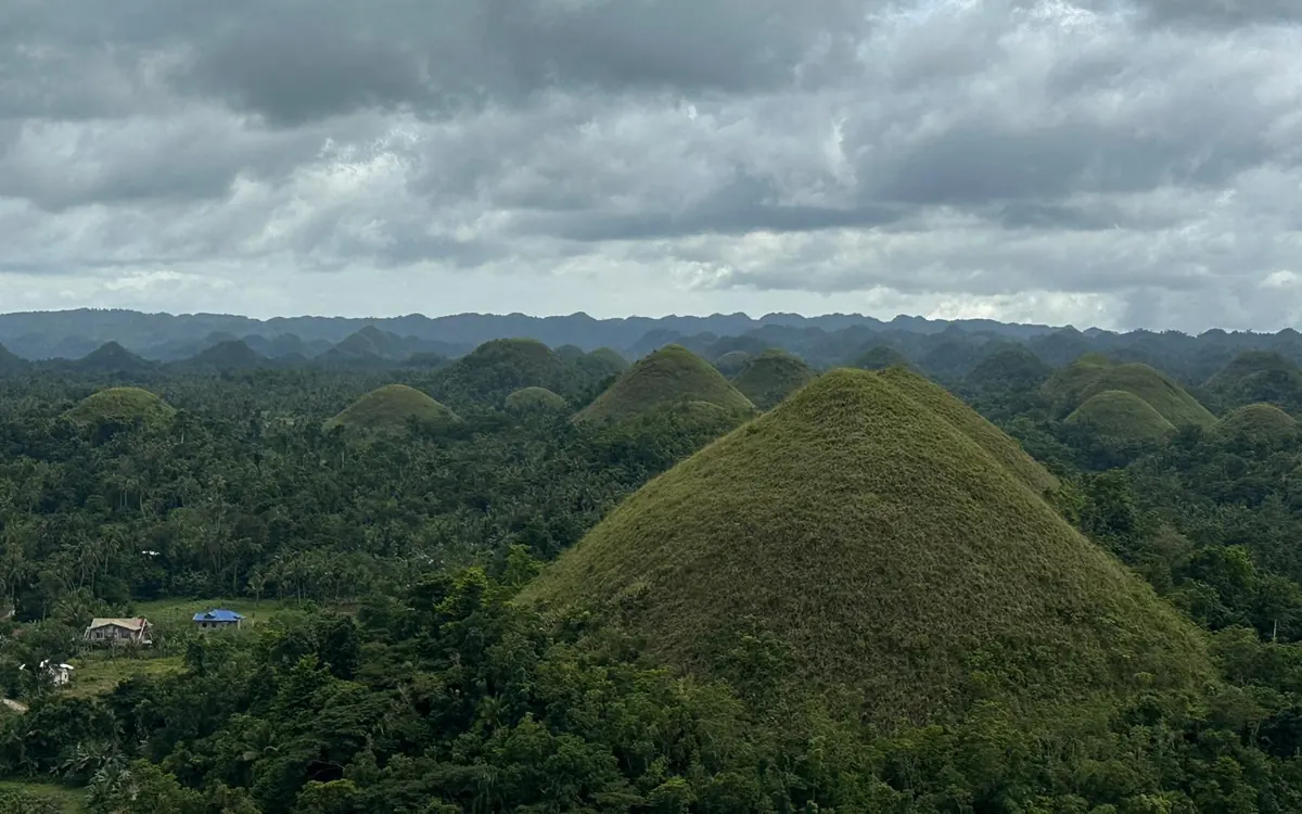 The Chocolate Hills in Carmen, central Bohol